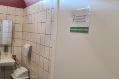 Toalety w SP3 przystosowane do osób z niepełnosprawnościami